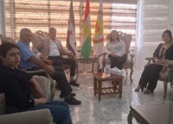 رئيسة ممثلية إقليم كوردستان للمجلس الوطني الكوردي تزور محلية دمشق للمجلس..