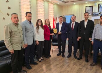 ممثلية ENKS بإقليم كوردستان تلتقي بمديرية الأسايش العامة لقضاء خبات في أربيل