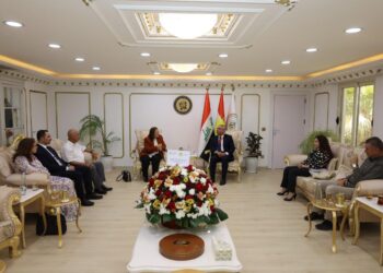 ممثلية (ENKS) بإقليم كوردستان تلتقي مؤسسة بارزاني الخيرية (BCF)