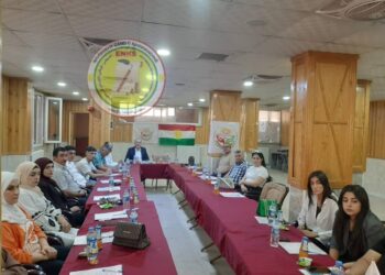 الأستاذ فيصل يوسف وممثلو المجالس المحلية يشاركون في الاجتماع الاعتيادي لحركة الشباب الديمقراطي..