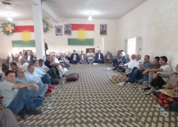 محلية الشهيد نصرالدين برهك تشارك بواجب عزاء البيشمركة عبدالكريم علي …