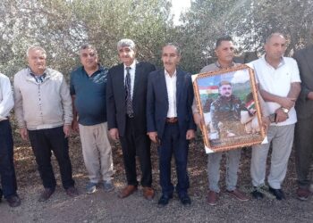 عائلة الشهيد رودي فيصل قاسم تزور مجلس محلية الشهيد نصرالدين برهك في جل آغا وآليا