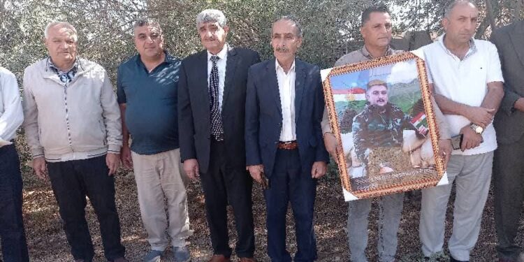 عائلة الشهيد رودي فيصل قاسم تزور مجلس محلية الشهيد نصرالدين برهك في جل آغا وآليا