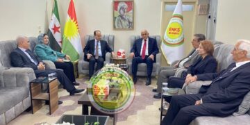 زيارة هامة تعزز الوحدة الكردية : السيد أوصمان بايدمير في مقر المجلس الوطني الكردي بمدينة قامشلو..