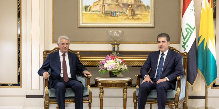 بالصور.. رئيس اقليم كوردستان يستقبل هيئة رئاسة المجلس الوطني الكوردي
