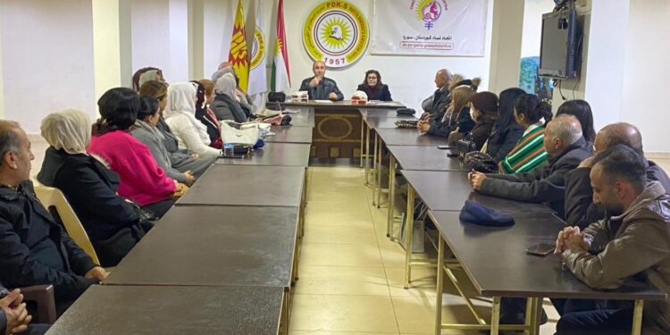 جلسة حوارية حول المرأة بين حق الميراث وحق الجنسية في قامشلو