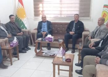 وفد من حزب يكيتي الكوردستاني يزور مجلس محلية الشهيد نصرالدين برهك
