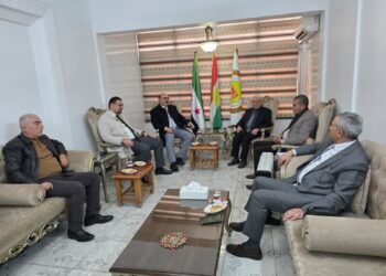 وفد من التحالف السوري الديمقراطي يزور مكتب المجلس الوطني الكوردي في دمشق