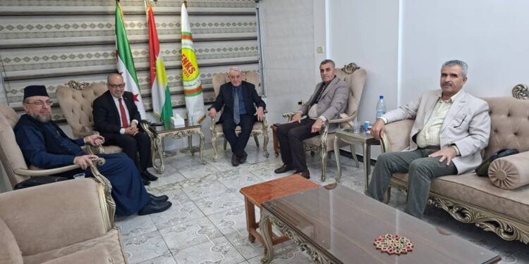 لقاء بين المجلس الوطني الكردي في سوريا وحزب العدالة والتنمية السوري في دمشق..