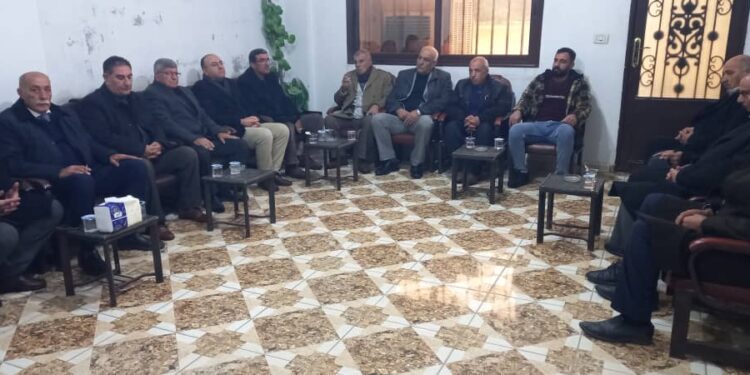 محلية كركي لكي تقوم بزيارة رسمية إلى مكتب الحزب الديمقراطي التقدمي في البلدة ..