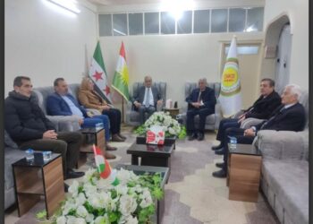هيئة رئاسة المجلس الوطني الكوردي تستقبل وفد حزب الاتحاد السرياني في مقرها بقامشلو
