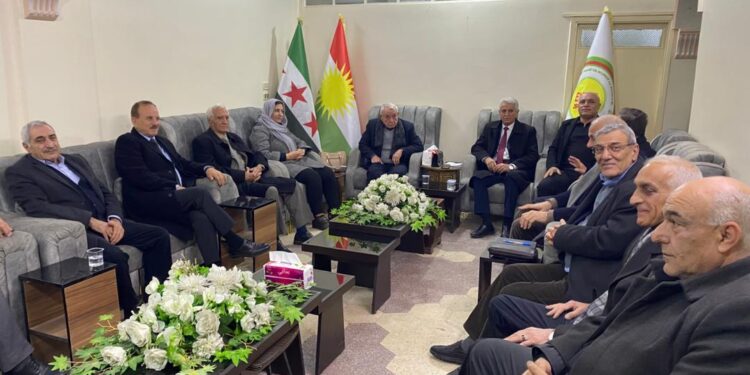 رئاسة المجلس الوطني الكوردي تعقد اجتماعاً مع أحزاب المجلس