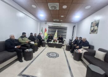 وفد حزب جبهة الشعب يزور المجلس الوطني الكوردي في قامشلو
