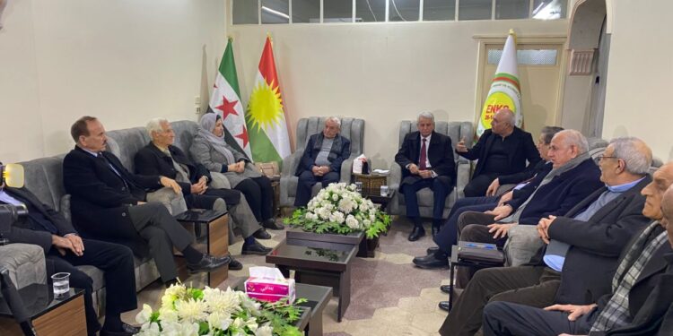 رئاسة المجلس الوطني الكوردي تعقد اجتماعًا مع أحزاب المجلس..