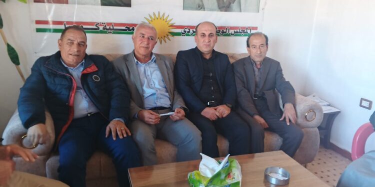 الاجتماع الشهري لمجلس محلية كوجرا في المجلس الوطني الكوردي