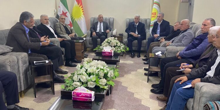 الاجتماع الاعتيادي لمكتب شؤون المجالس المحلية التابع للمجلس في مدينة قامشلو..