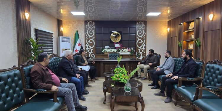 وفد المجلس الوطني الكوردي – محلية عفرين يبحث مع مسؤول المنطقة المستجدات السياسية والخدمية ومناسبات آذار