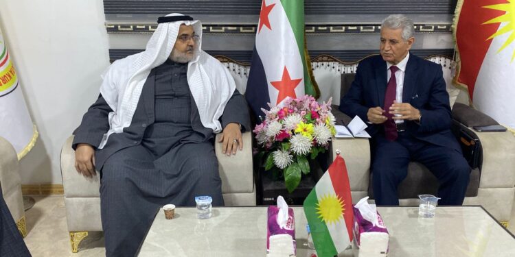 المجلس الوطني الكوردي يستقبل وجهاء عشيرة “طي” في إطار تعزيز الشراكة المجتمعية
