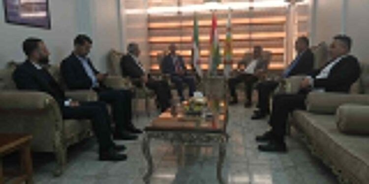 وفد الهيئة القانونية للمجلس الوطني الكوردي يبحث التعاون المشترك مع مكتب دمشق