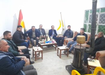 مؤسسة البارزاني الخيرية تبحث مع الحزب الديمقراطي الكوردستاني في عامودا تحضيرات احتفالية يوم المرأة العالمي