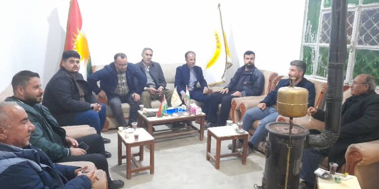 مؤسسة البارزاني الخيرية تبحث مع الحزب الديمقراطي الكوردستاني في عامودا تحضيرات احتفالية يوم المرأة العالمي