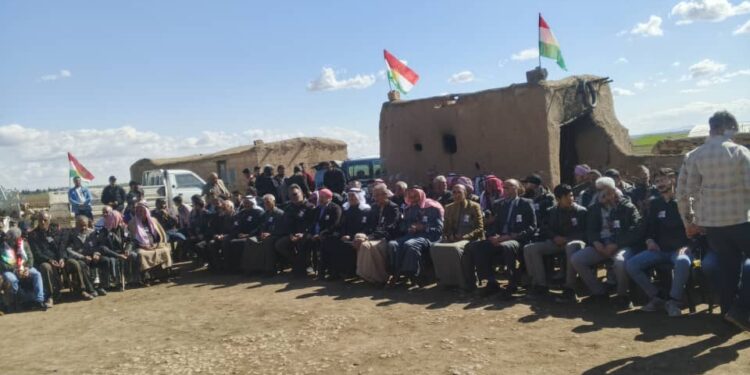 محلية أبو رأسين( زركان) تحيي الذكرى 47 لرحيل البارزاني الخالد..