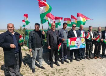 إحياء يوم الشهيد الكردي في جل آغا وآليا بمناسبة مرور الذكرى السنوية 22 لانتفاضة 12 آذار 2004م .