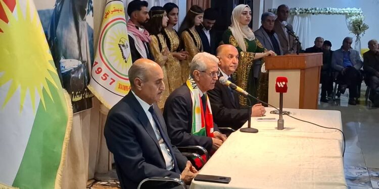 ندوة سياسية في قامشلو بمناسبة الذكرى السنوية الـ123 لميلاد الأب الروحي للأمة الكوردية ملا مصطفى بارزاني.