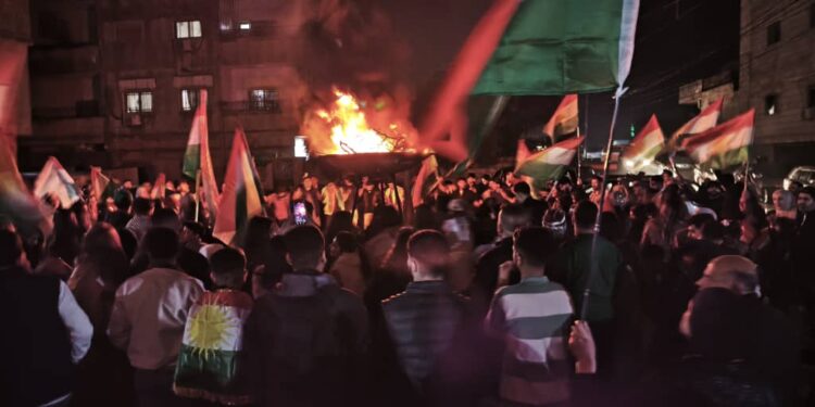 إيقاد شعلة نوروز ٢٠٢٦ في الحسكة بحضور شعبي ورسمي..