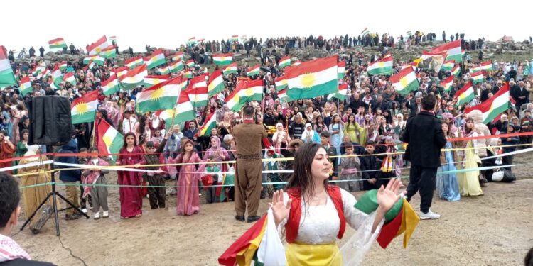 إحياء عيد نوروز 2026 في قرية كيشكي بمنطقة آليان بكوردستان سوريا..