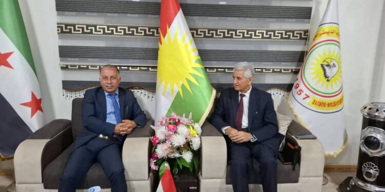 هيئة رئاسة المجلس الوطني الكوردي تبحث مع وفد من حزب الأشوري الديمقراطي مستجدات المنطقة وسبل تعزيز الوحدة الوطنية