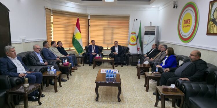 الاستاذ فيصل يوسف يهنئ ممثلية إقليم كوردستان للمجلس الوطني الكردي في سوريا بانتخاب مكتبها الإداري الجديد