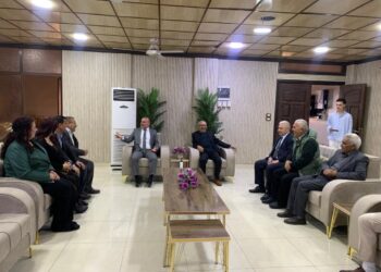 وفد من المجلس في ديرك يزور الكنائس مهنئًا بعيد الفصح المجيد..