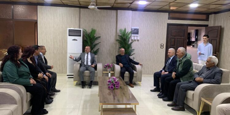 وفد من المجلس في ديرك يزور الكنائس مهنئًا بعيد الفصح المجيد..