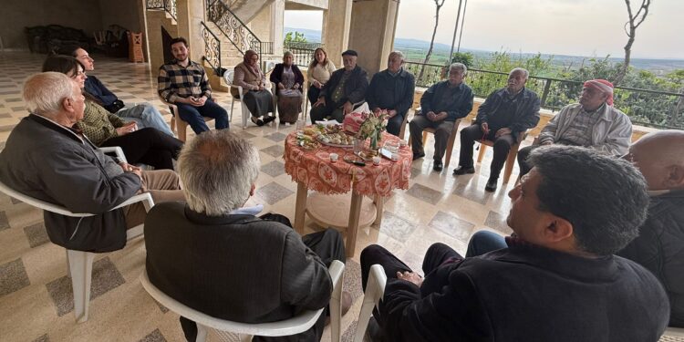 وفد من المجلس الوطني الكوردي في عفرين يزور الإخوة الإيزيديين بمناسبة عيد رأس السنة الإيزيدية جارشما سور..