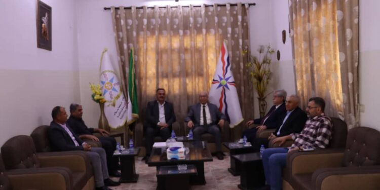 وفد من حركة شباب الكرد يزور المنظمة الآثورية الديمقراطية ويؤكد على تعزيز التعاون المشترك..