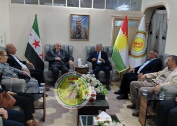 وفد ملتقى الجزيرة للسلم الأهلي يزور مقر المجلس الوطني الكردي بمدينة قامشلو..