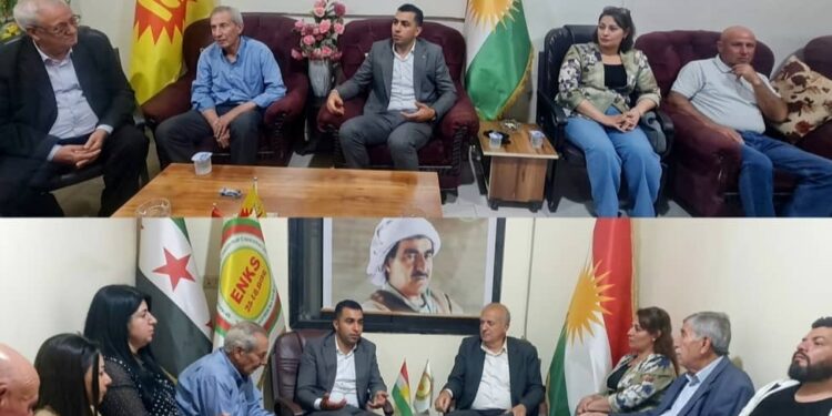 الاتحاد الأرمني يزور الديمقراطي الكوردستاني ـ سوريا والمجلس الكوردي بالحسكة