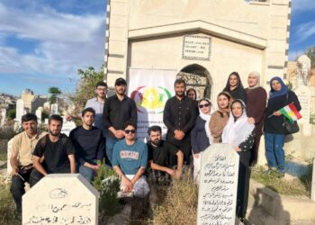 زيارة فرع دمشق لاتحاد الطلبة والشباب الديمقراطي الكردستاني لمقر مير جلادت بدرخان