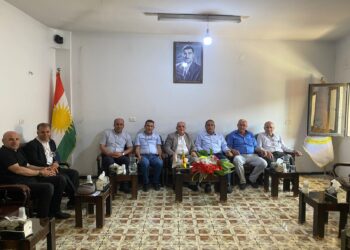 وفد من محلية الكوجرات يزور مكتب الحزب الديمقراطي الكوردستاني – سوريا في ديرك..