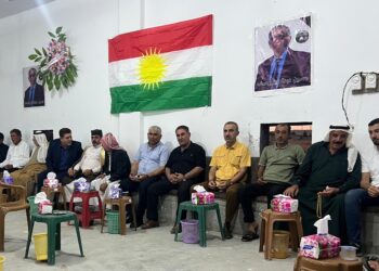 محلية كركي لكي تشارك في مراسم العزاء بوفاة المناضل حسين عبد العزيز