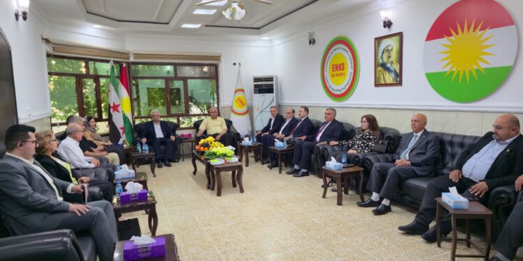 ممثلية المجلس الوطني الكردي في إقليم كوردستان تستقبل هيئة رئاسة المجلس وتبحث مستجدات الشأن السوري والكردي