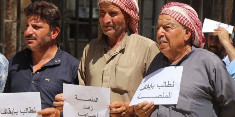 مزارعو ريف الحسكة يشكون تأخير تسويق القمح ويطالبون بإلغاء المنصة الإلكترونية