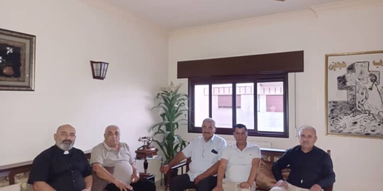 وفد من مجلس محلي ديرك يزور القس نوبار موگا
